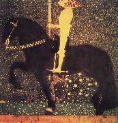 Gustav Klimt The golden knight oil painting
